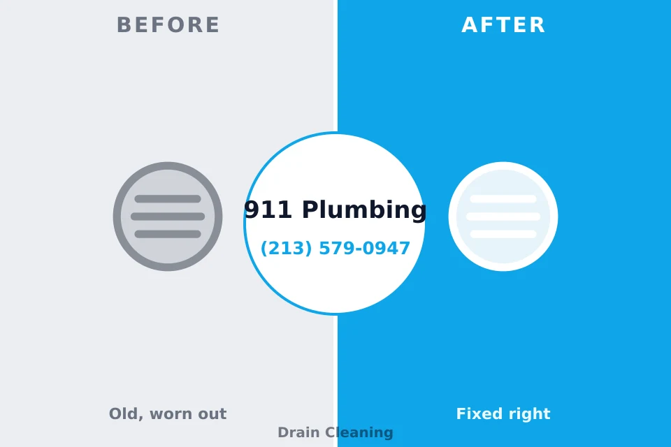 Before and after: plumbing company Buffalo Grove, IL